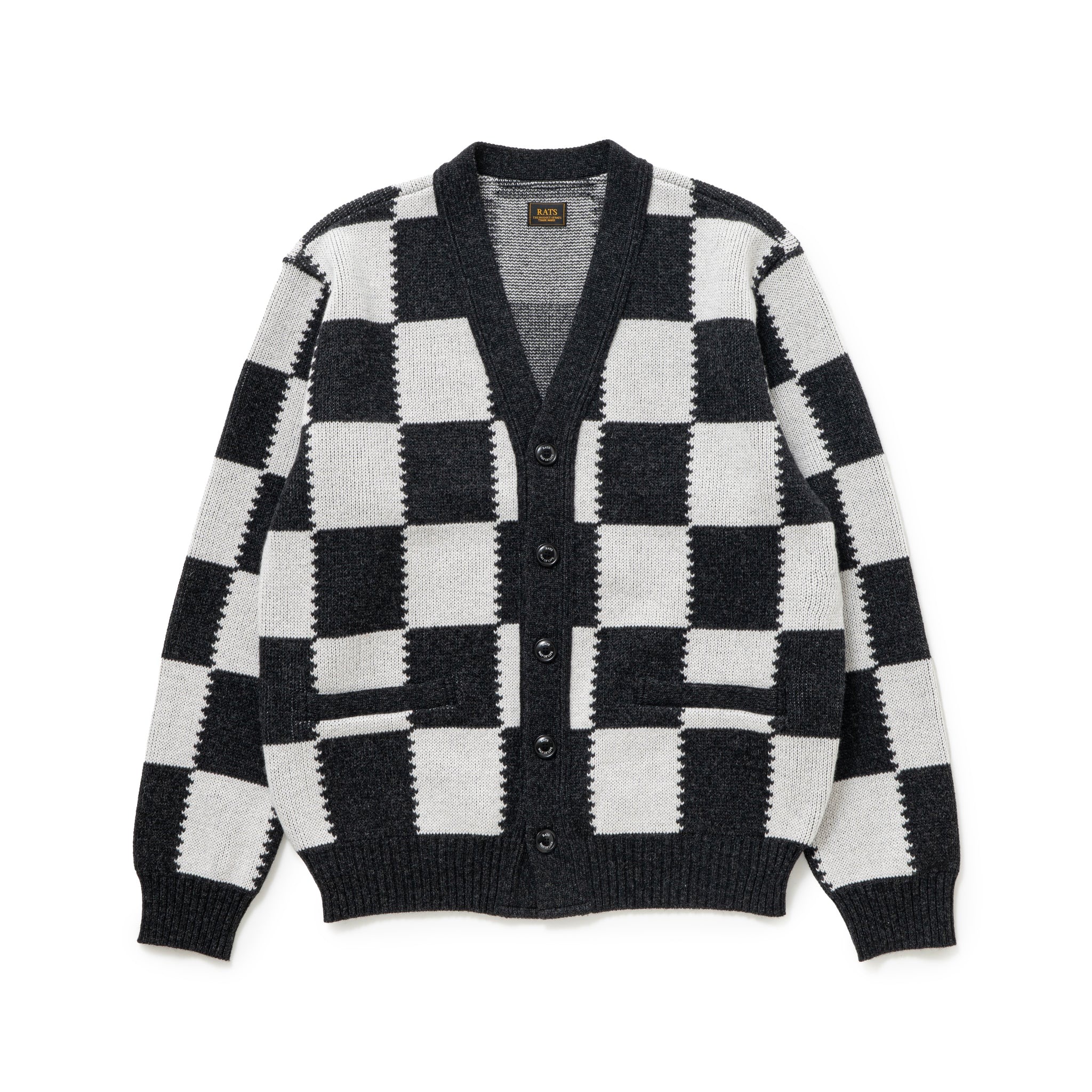 RATS(bc) / CHECKER CARDIGAN
