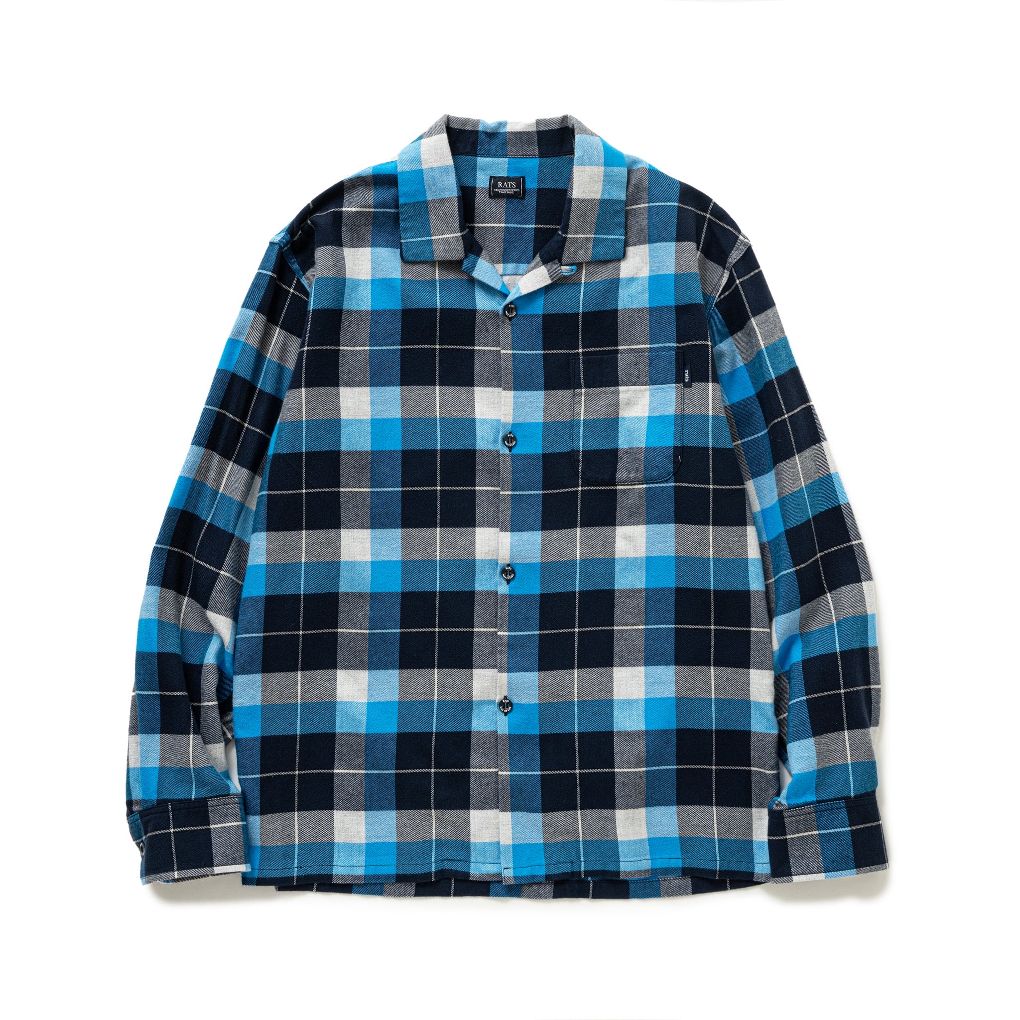 RATS(bc) / COTTON RAYON CHECK SHIRT