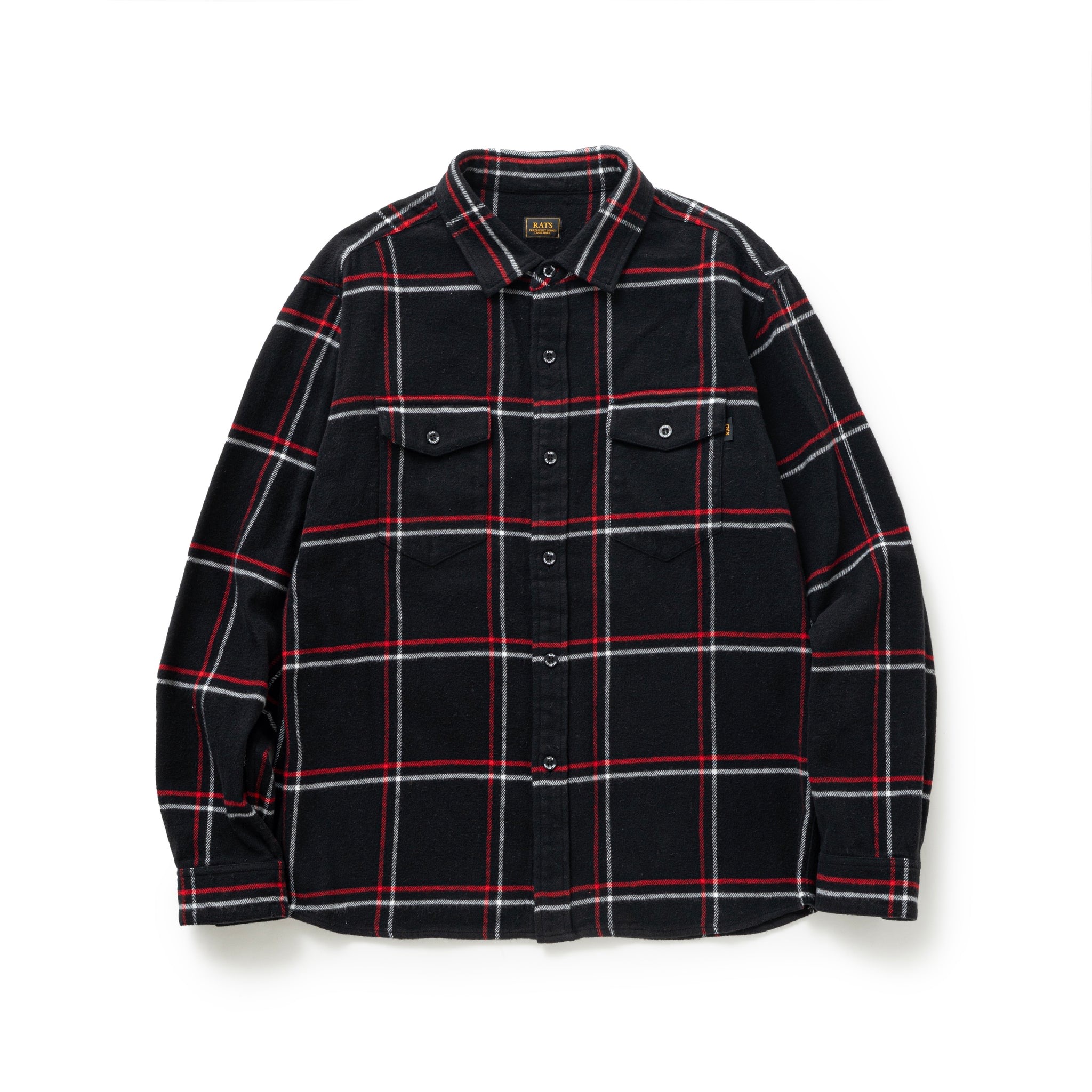 RATS(bc) / COTTON FLANNEL CHECK SHIRT