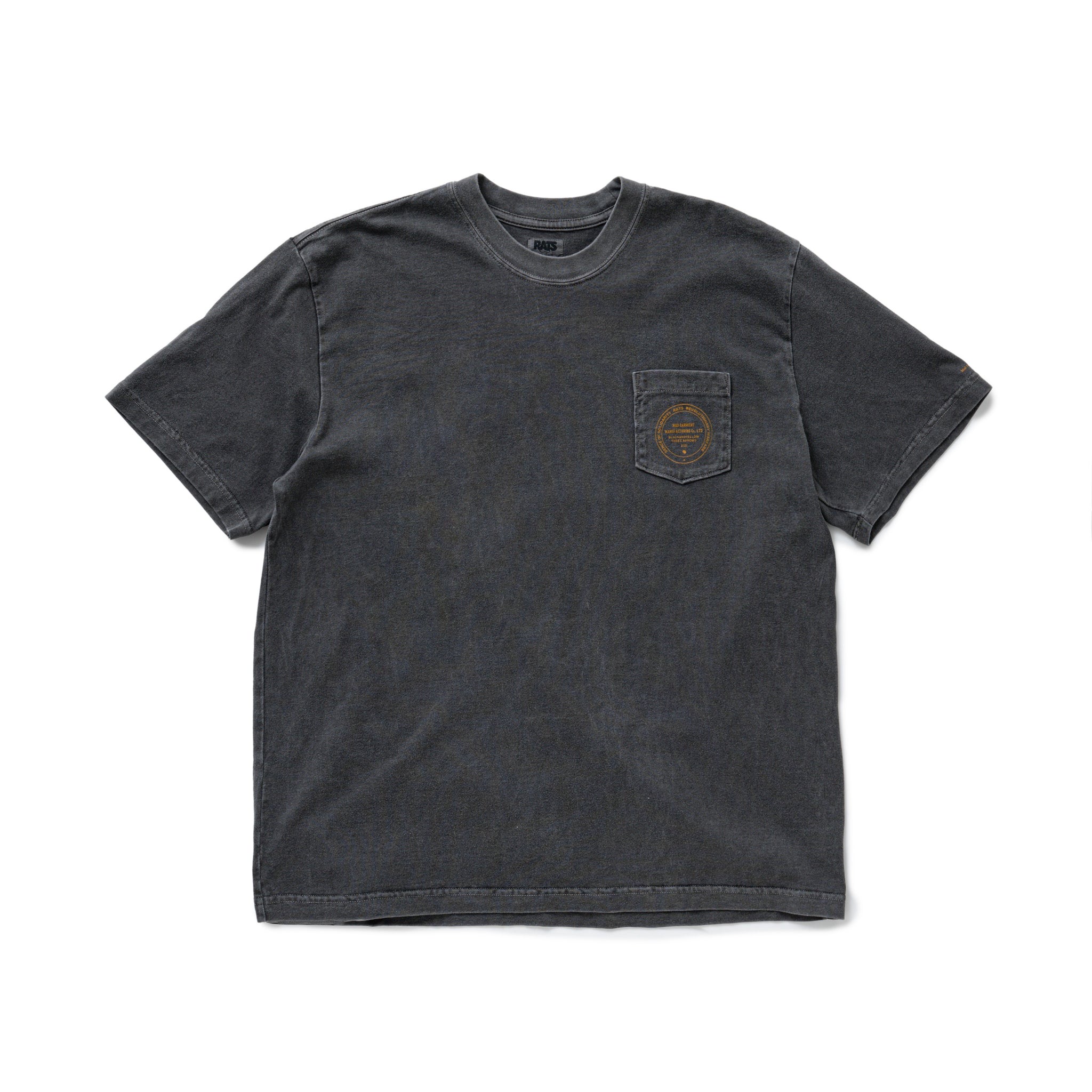 RATS(bc) / PIGMENT DYED POCKET TEE