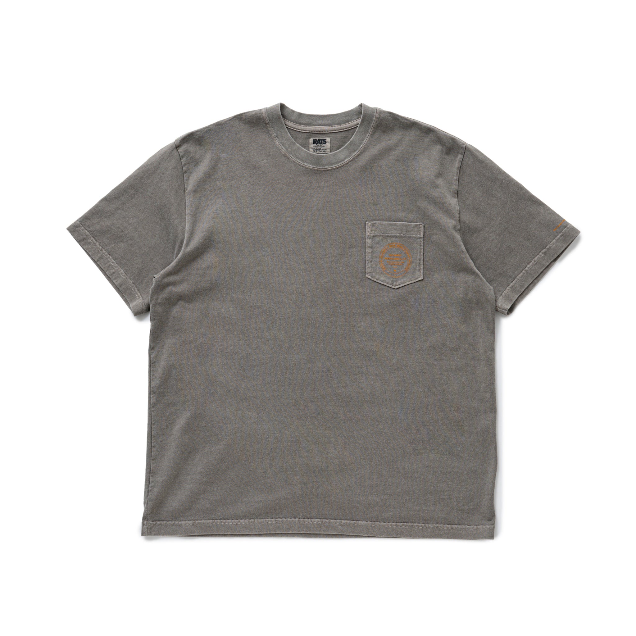 RATS(bc) / PIGMENT DYED POCKET TEE