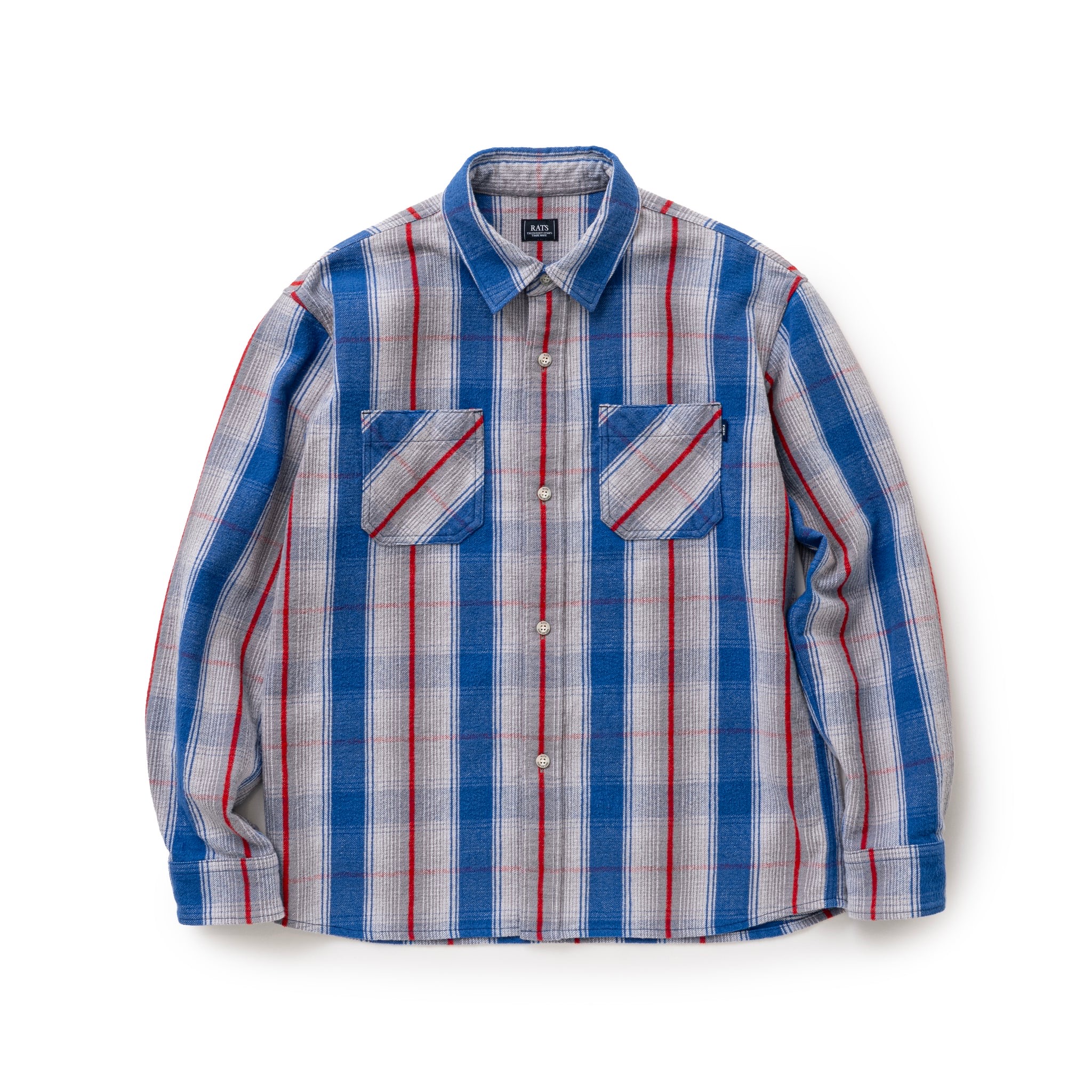 RATS(���b�c) / COTTON FLANNEL CHECK SHIRT
