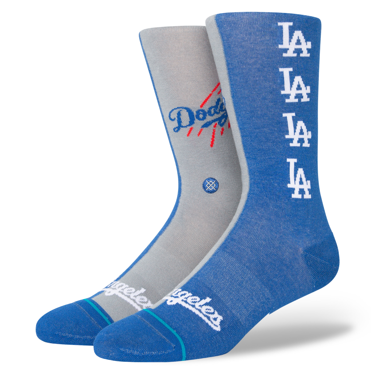 STANCE SOCKS (X^X) / DODGERS SPLIT CREW