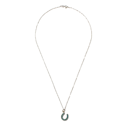 CALIFOLKS(カリフォークス) / Horseshoe Inlay Turquoise Necklace