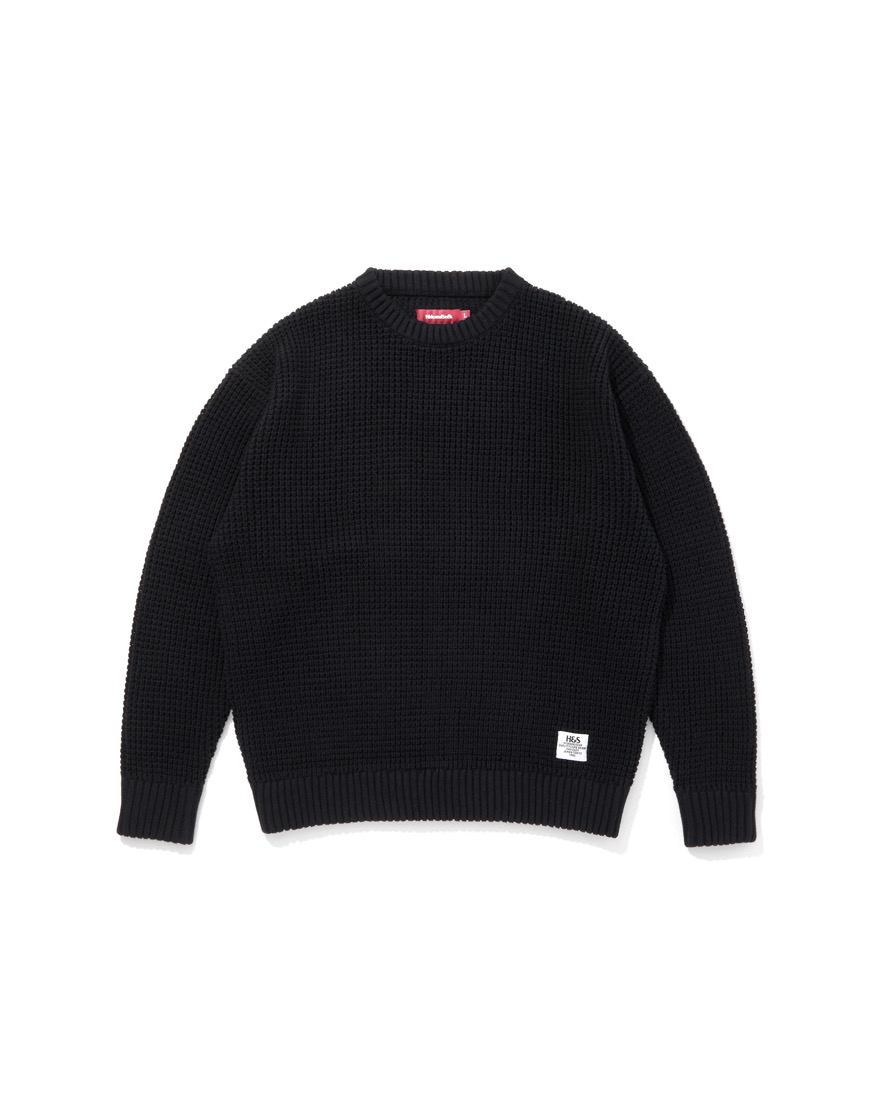 HIDE&SEEK(nChV[N) / Heavy Waffle Knit Sweater