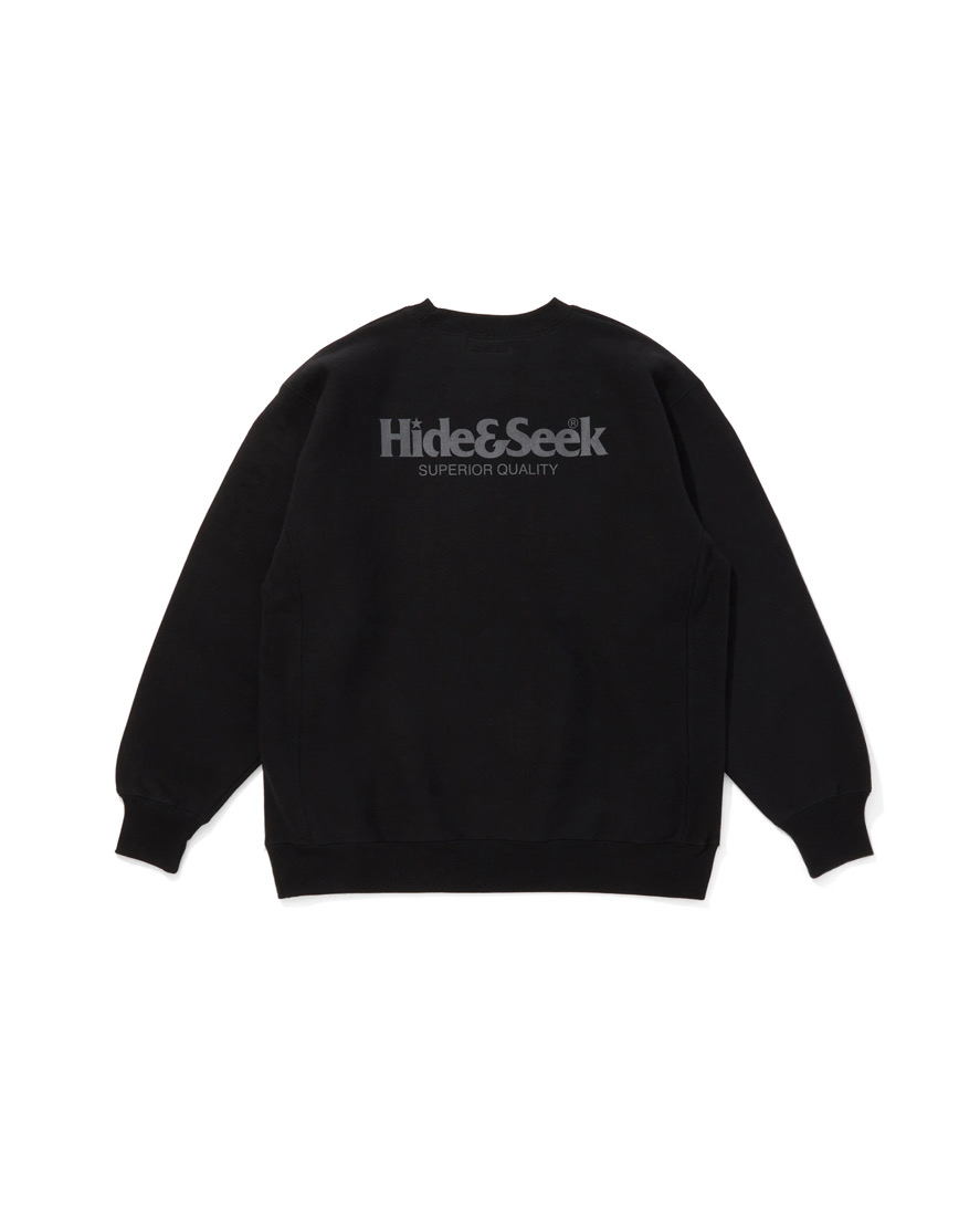 HIDE&SEEK(nChV[N) / Logo Sweat Shirt-2