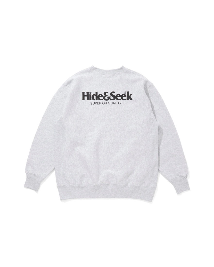 HIDE&SEEK(nChV[N) / Logo Sweat Shirt-2