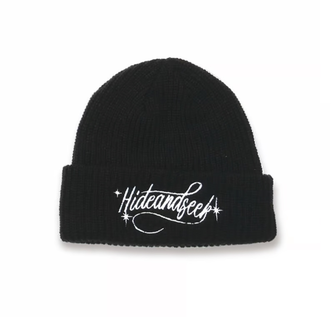HIDE&SEEK(nChAhV[N) / Cursive Logo Knit Cap
