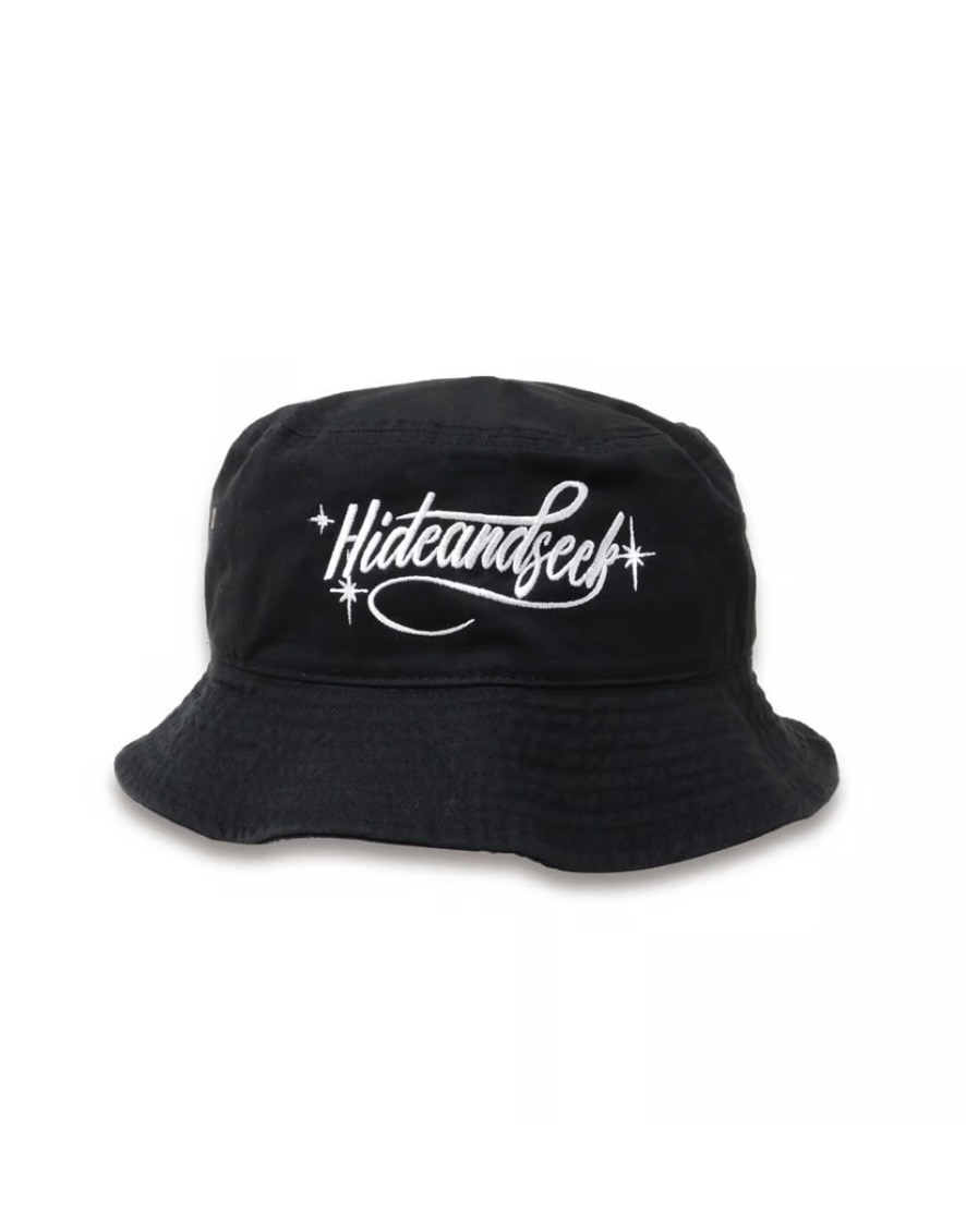 HIDE&SEEK(nChAhV[N) / Cursive Logo Crusher Hat