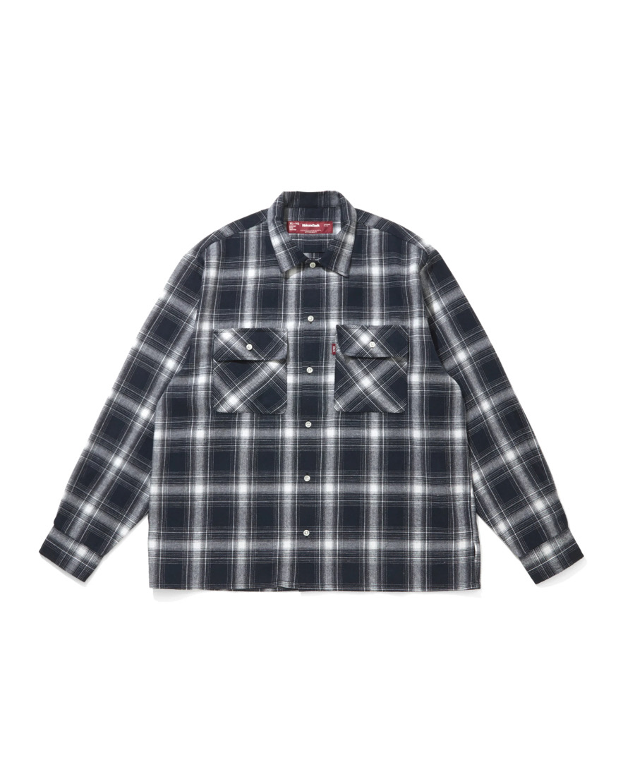 HIDE&SEEK(�n�C�h�A���h�V�[�N) / Ombre Check L/S Shirt