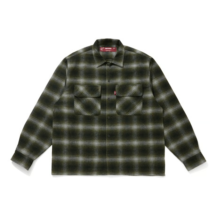 Wool Ombre Check L/S Shirts