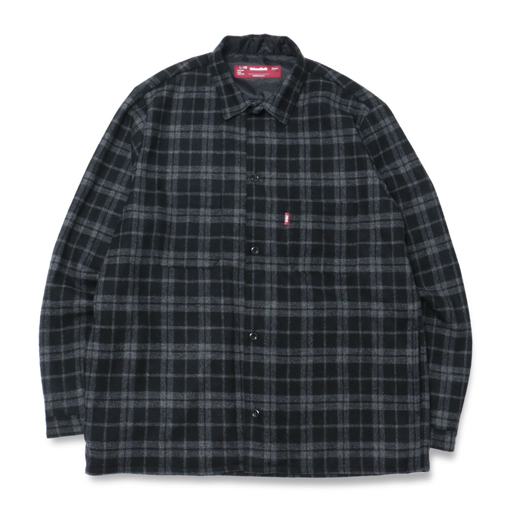 HIDE&SEEK(ハイドアンドシーク) / Wool Check L/S Shirt (22aw)