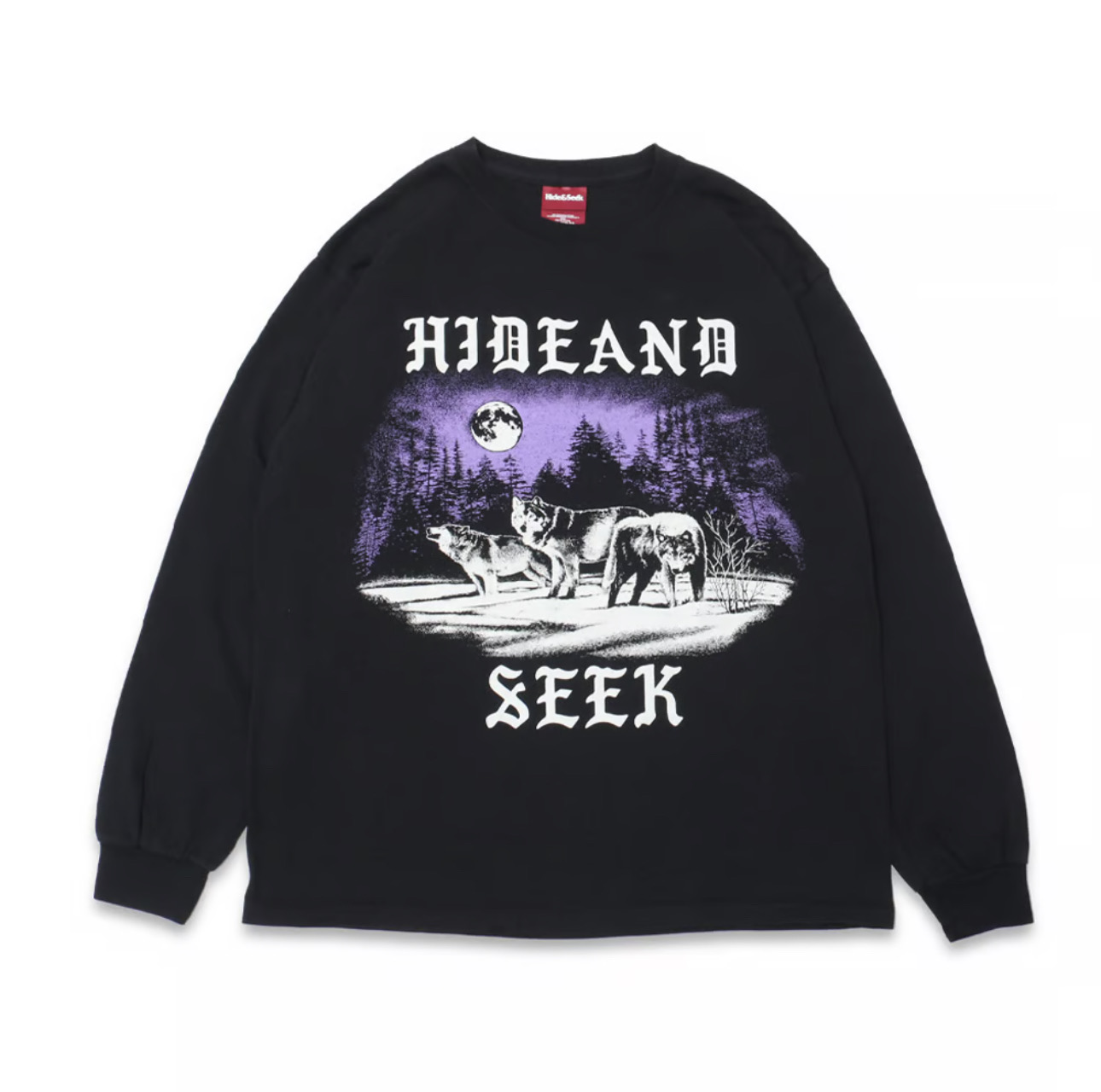 HIDE&SEEK(nChAhV[N) / Wolf L/S Tee (front)