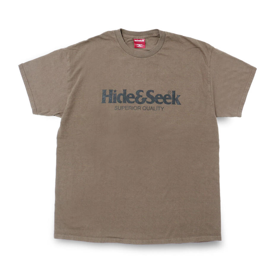 HIDE&SEEK(ハイドアンドシーク) / Logo S/S Tee (23ss)