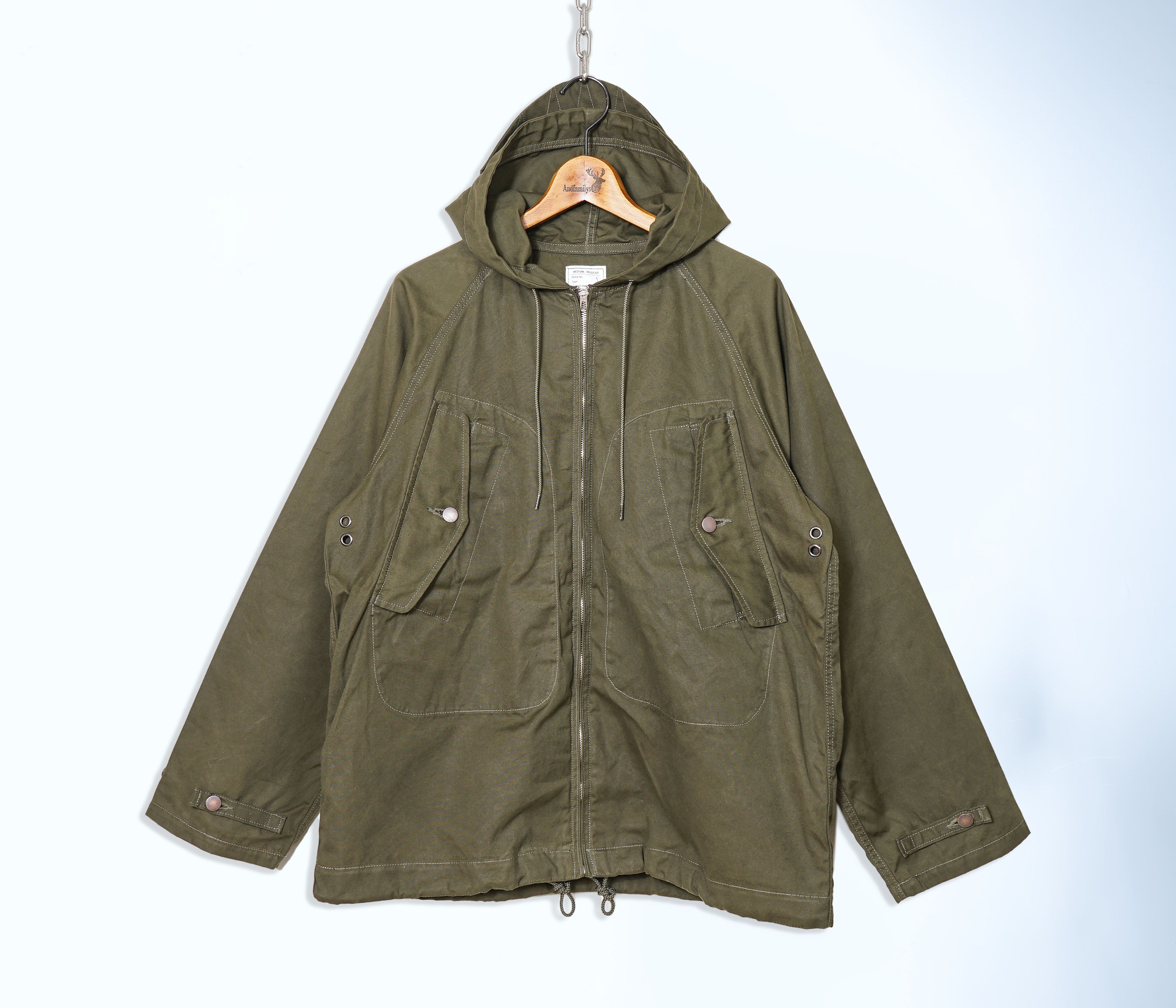 ANDFAMILYS(Aht@~[Y) / WEATHER CLOTH PARAFFIN PARKA