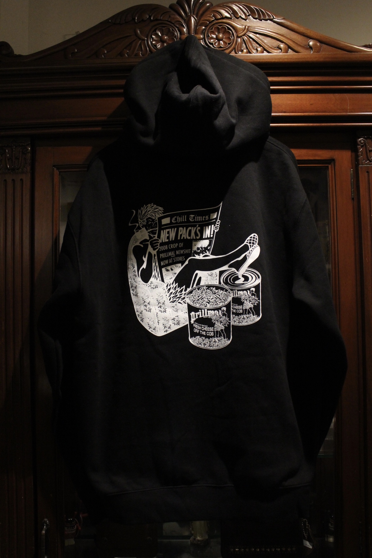 PRILLMAL(v}) / CHILL DAD OG !! ZIP UP HOOD SWEAT