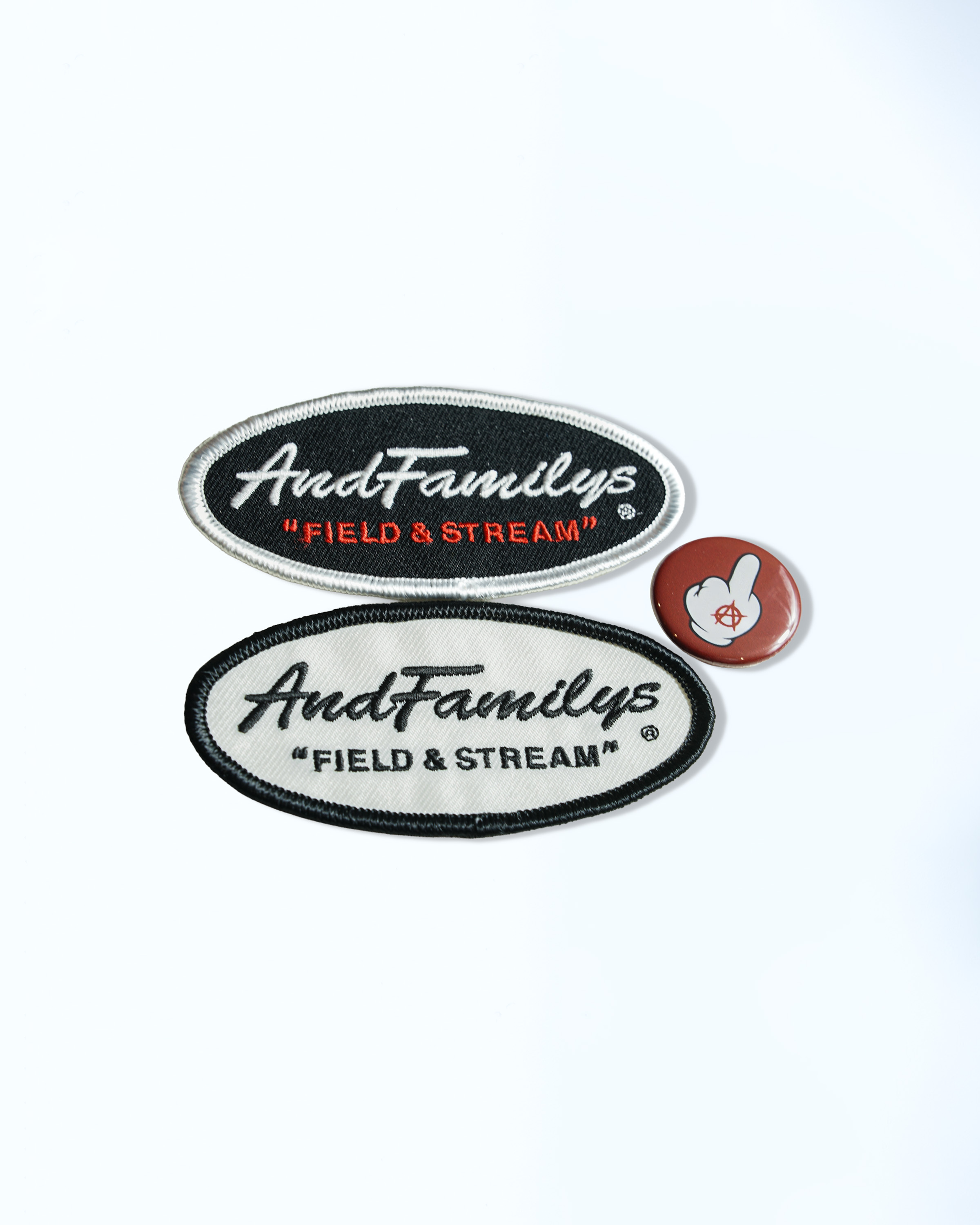 ANDFAMILYS(�A���h�t�@�~���[�Y) / New Abo Patch & Pin Badge