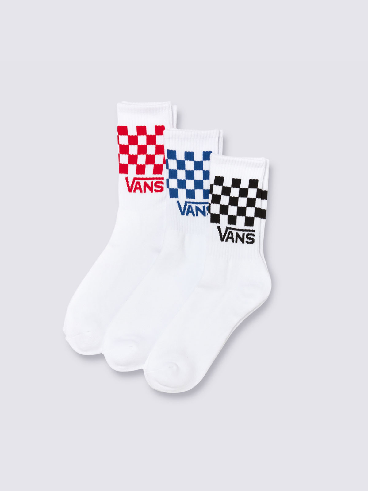 VANS (oY) / CLASSIC CHECK CREW SOCKS 3PACK