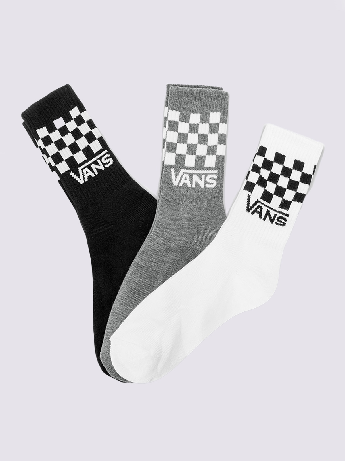 VANS (oY) / CLASSIC CHECK CREW SOCKS 3PACK