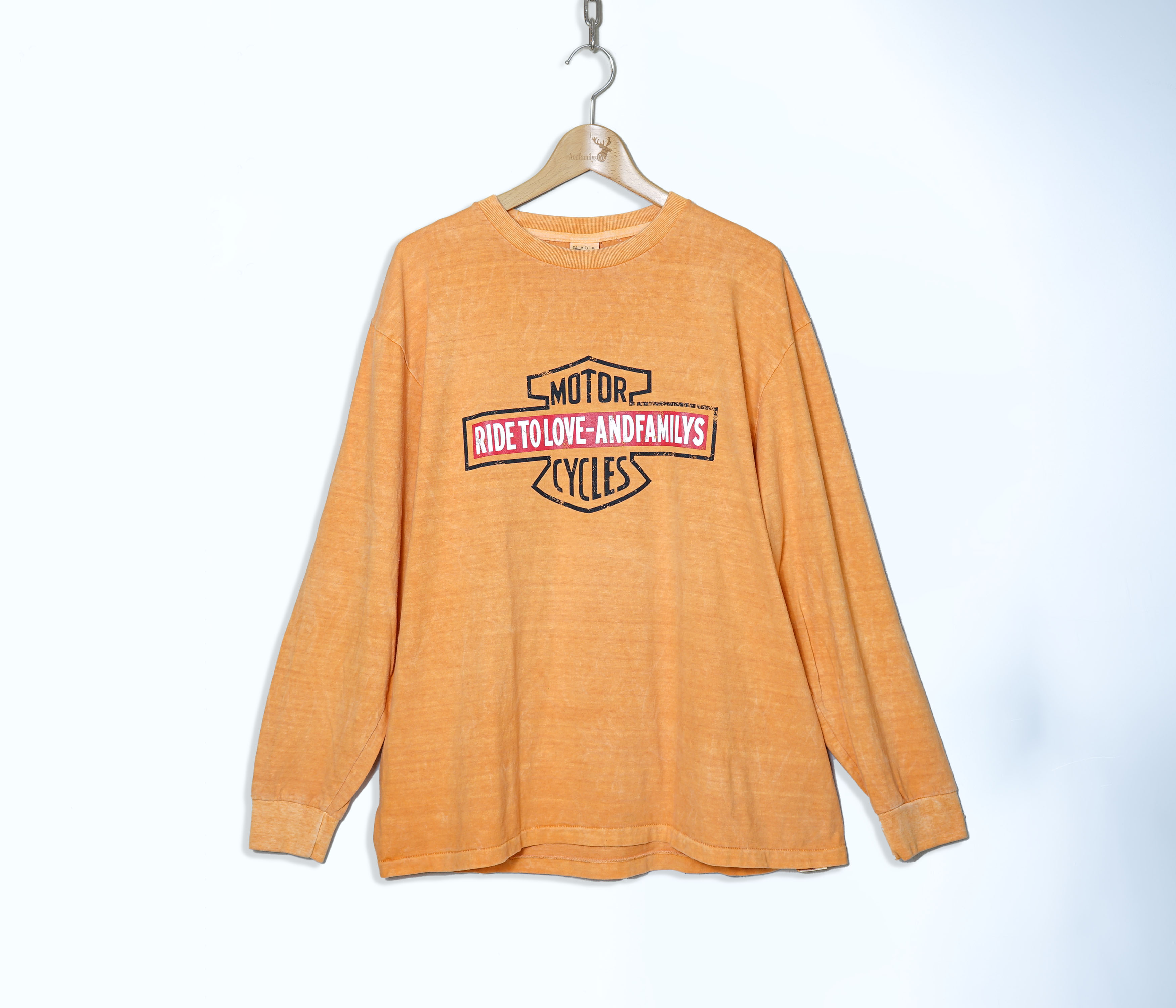 ANDFAMILYS(Aht@~[Y) / Chemical Long Tee -MOTORCYCLE-
